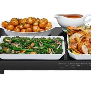 Chefman Electric Warming Tray with Adjustable Temperature Control